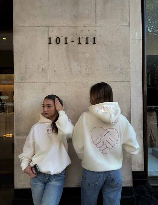 HANYA Jumper - Pink and white